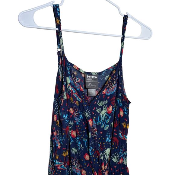 Ponyo Her Universe Romper Women's Medium Sleeveless Printed Colorful One Piece - Picture 2 of 9